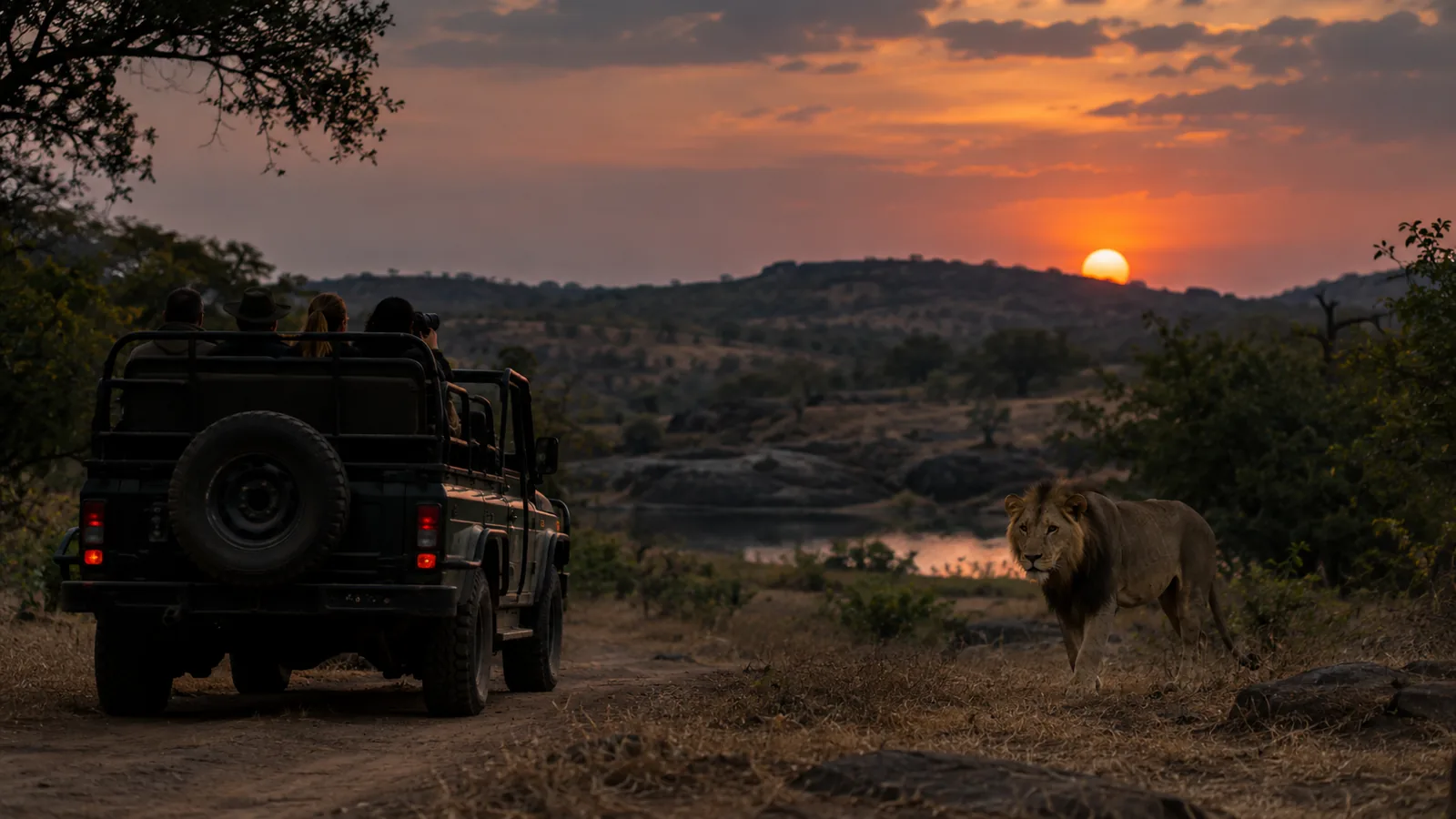 Gir National Park Asiatic lion jeep safaris